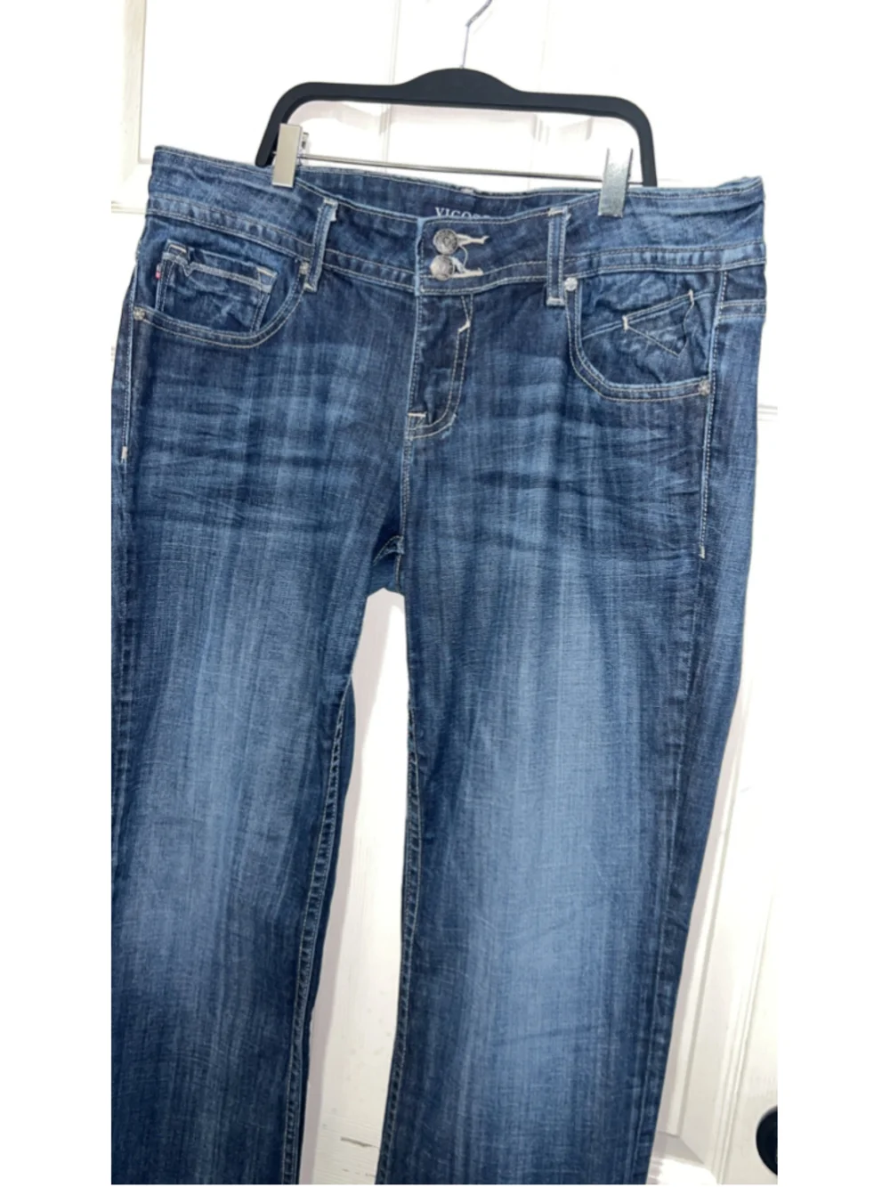 Women's Vigoss The New York Boot Cut Jeans Size 14 Blue